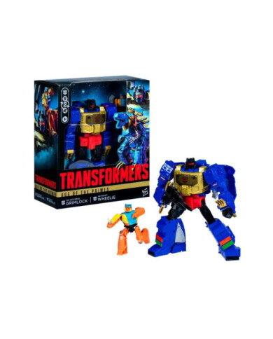 TRANSFORMERS - Grimlock & Wheelie - Figurine Age of the Primes 19cm