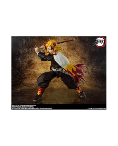 DEMON SLAYER - Kyojuro Rengoku - Figurine S.H. Figuarts 15cm