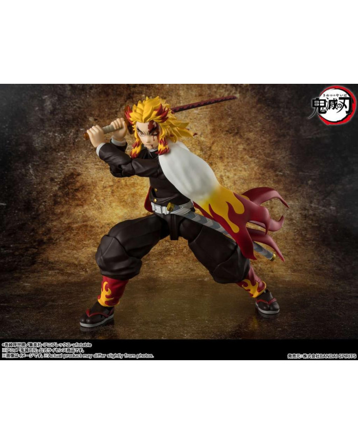 DEMON SLAYER - Kyojuro Rengoku - Figurine S.H. Figuarts 15cm