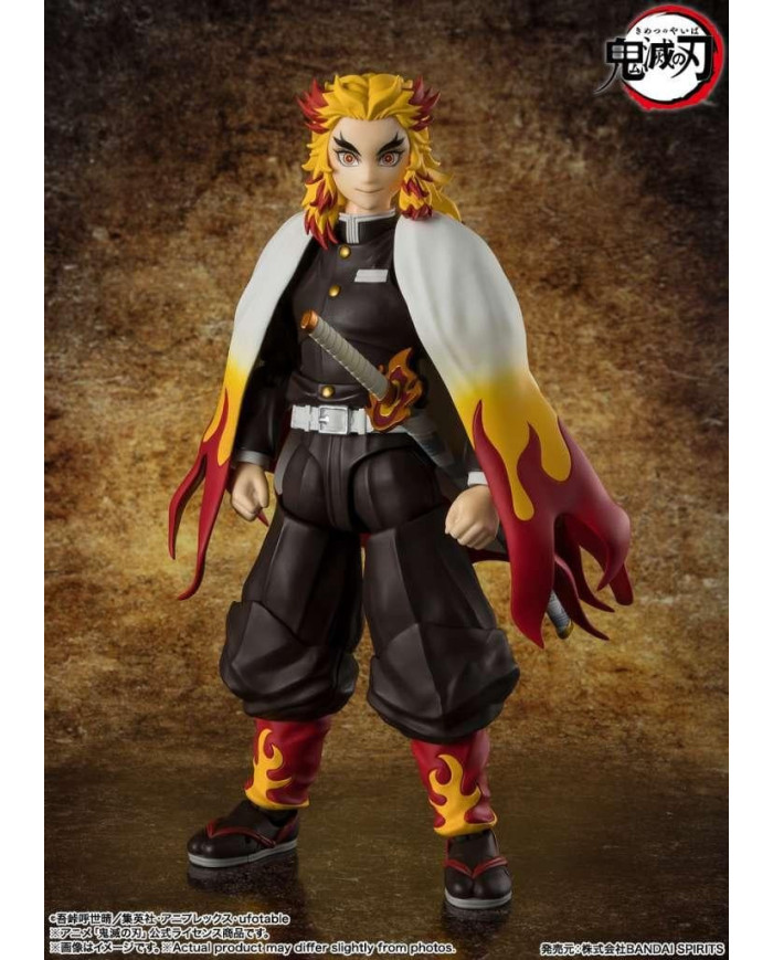 DEMON SLAYER - Kyojuro Rengoku - Figurine S.H. Figuarts 15cm