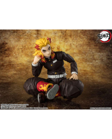 DEMON SLAYER - Kyojuro Rengoku - Figurine S.H. Figuarts 15cm
