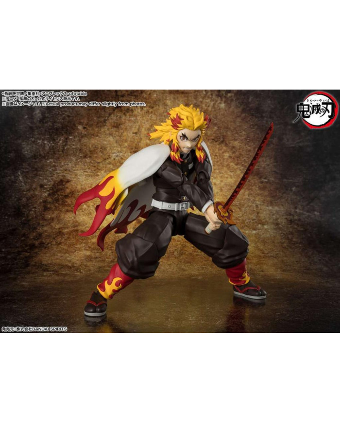DEMON SLAYER - Kyojuro Rengoku - Figurine S.H. Figuarts 15cm