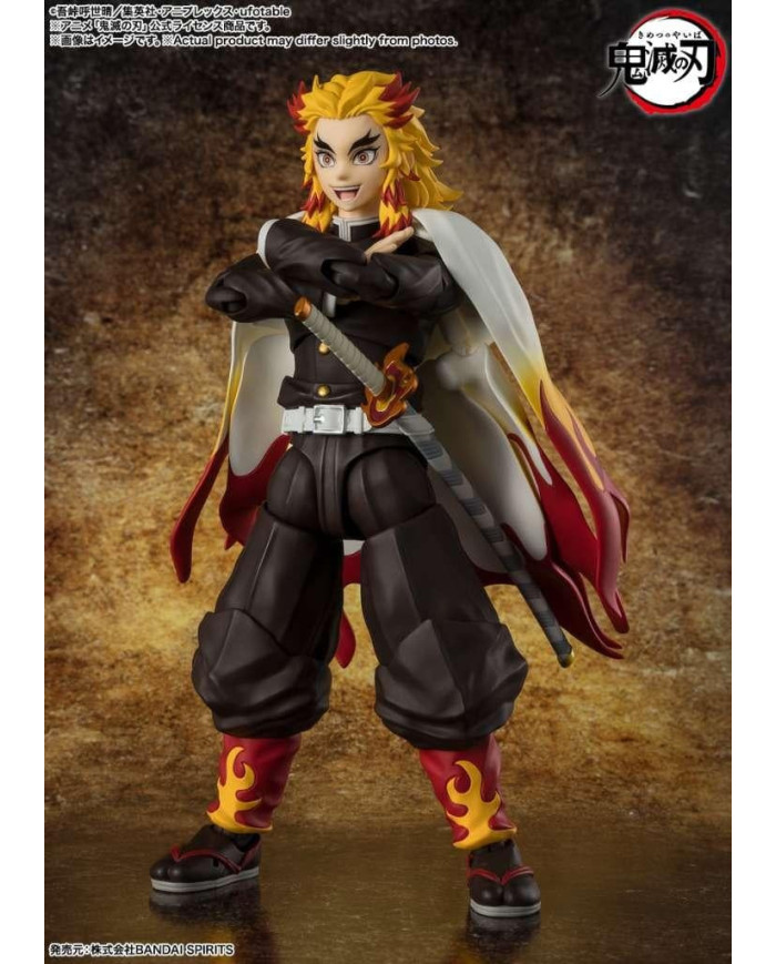 DEMON SLAYER - Kyojuro Rengoku - Figurine S.H. Figuarts 15cm