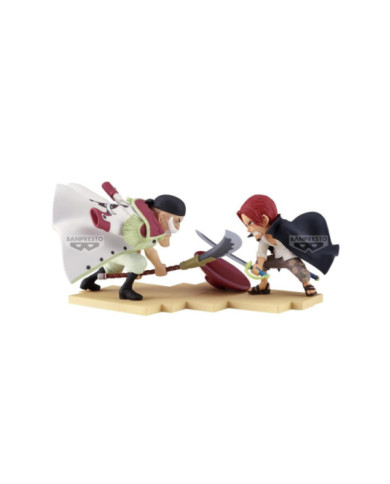 ONE PIECE - Edward Newgate VS Shanks - Figurine WCF Log Stories 13cm