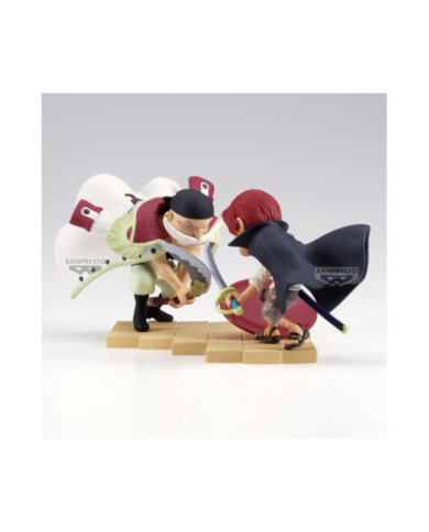 ONE PIECE - Edward Newgate VS Shanks - Figurine WCF Log Stories 13cm