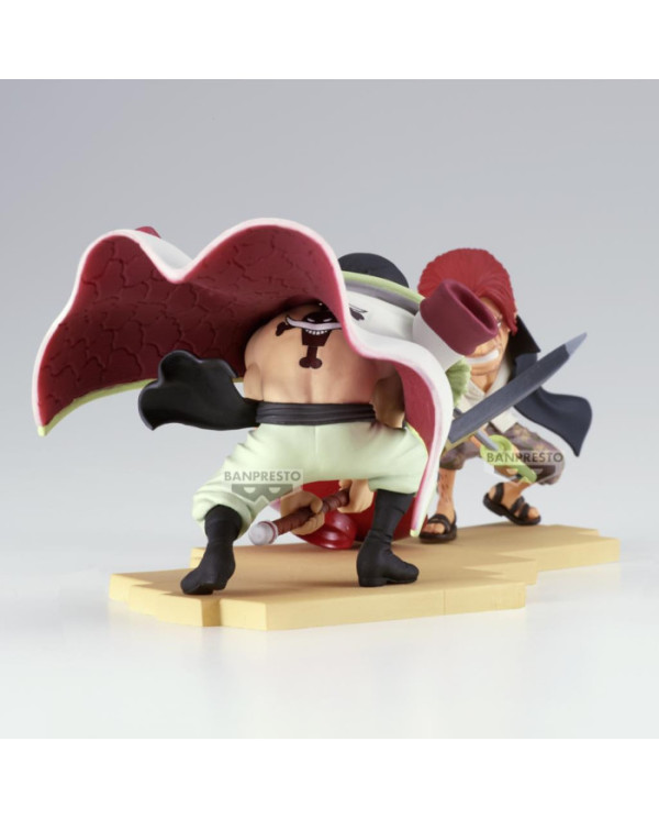 ONE PIECE - Edward Newgate VS Shanks - Figurine WCF Log Stories 13cm
