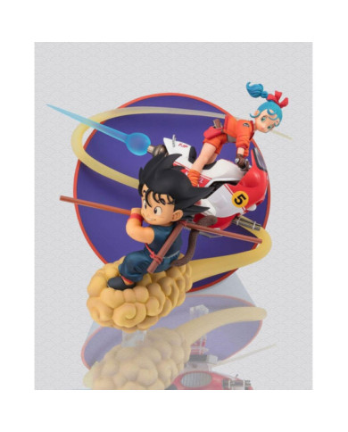 DRAGON BALL - Son Goku & Bulma - Statuette FiguartsZERO 18cm