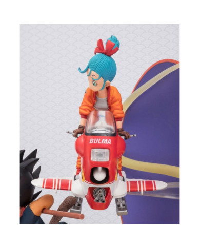 DRAGON BALL - Son Goku & Bulma - Statuette FiguartsZERO 18cm