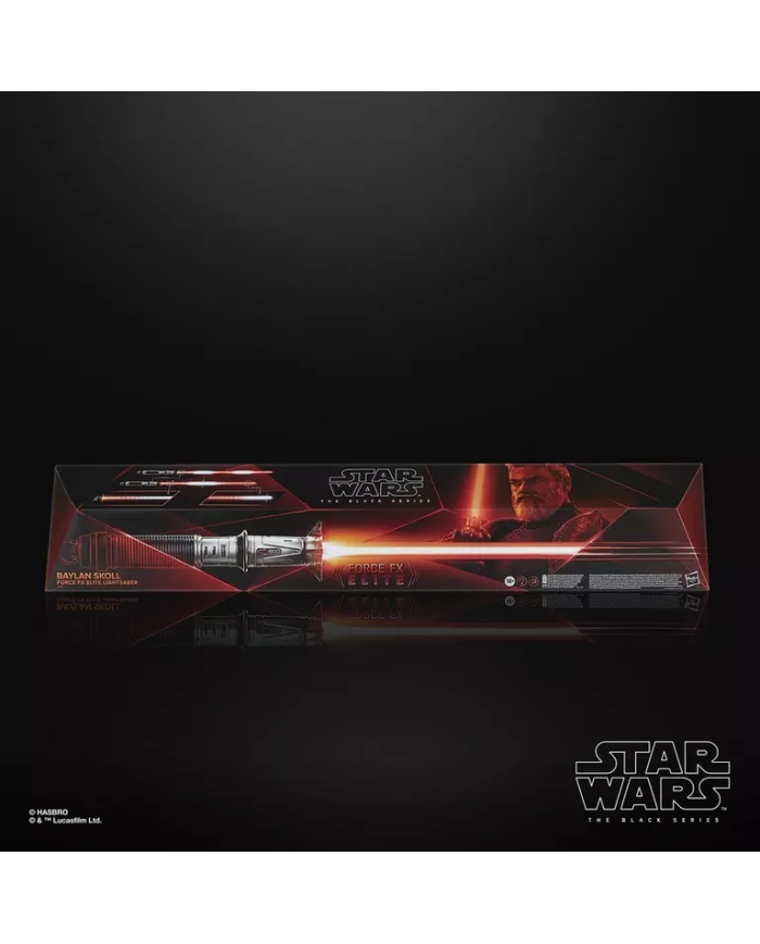 AHSOKA - Black Series Sabre Laser Force FX Elite Baylan Skoll