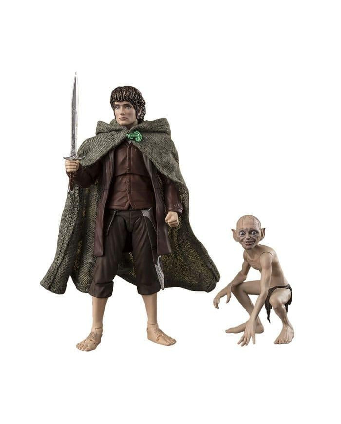 LE SEIGNEUR DES ANNEAUX - Frodon & Gollum -Fig. S.H. Figuarts 6 & 12cm