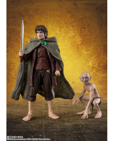 LE SEIGNEUR DES ANNEAUX - Frodon & Gollum -Fig. S.H. Figuarts 6 & 12cm