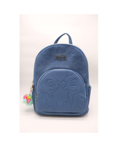 STITCH & ANGEL - Blue Corduroy - Sac à dos Fashion Duo - '32x25x14cm'