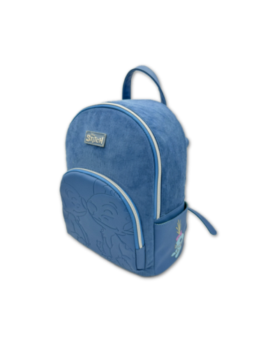 STITCH & ANGEL - Blue Corduroy - Sac à dos Fashion Duo - '32x25x14cm'