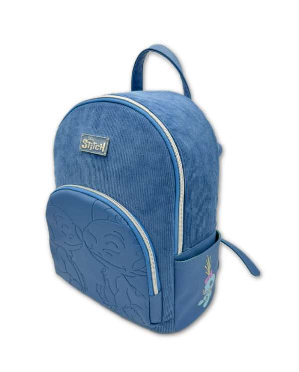 STITCH & ANGEL - Blue Corduroy - Sac à dos Fashion Duo - '32x25x14cm'