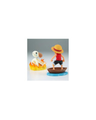 ONE PIECE - Luffy & Going Merry - WCF Log Stories Figurine 8cm