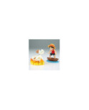 ONE PIECE - Luffy & Going Merry - WCF Log Stories Figurine 8cm