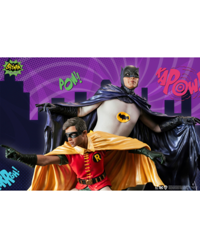 BATMAN - Batman & Robin "1966" - Statuette Diorama 1/8 23cm