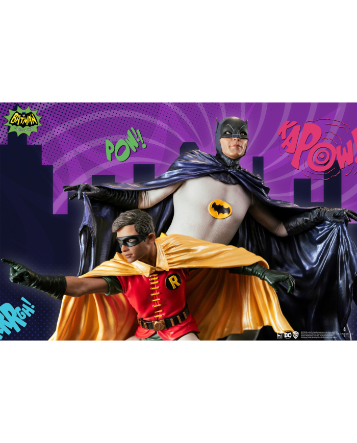 BATMAN - Batman & Robin "1966" - Statuette Diorama 1/8 23cm