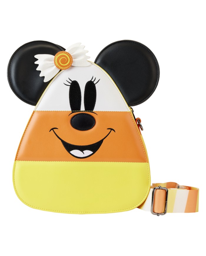 Sac à bandoulière Loungefly - Candy Corn Mickey & Minnie Cosplay