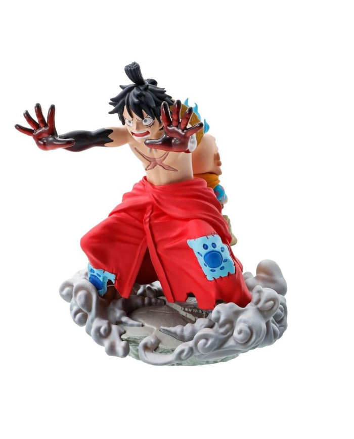 ONE PIECE - Logbox Re Birth Wanokuni - Set 4 Statuettes Petitrama 9cm