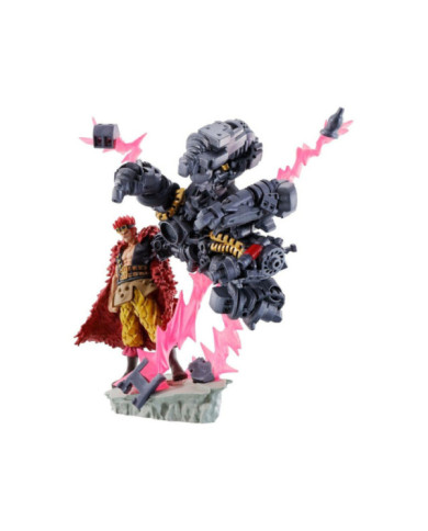 ONE PIECE - Logbox Re Birth Wanokuni - Set 4 Statuettes Petitrama 9cm