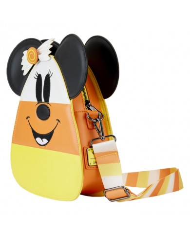 Sac à bandoulière Loungefly - Candy Corn Mickey & Minnie Cosplay