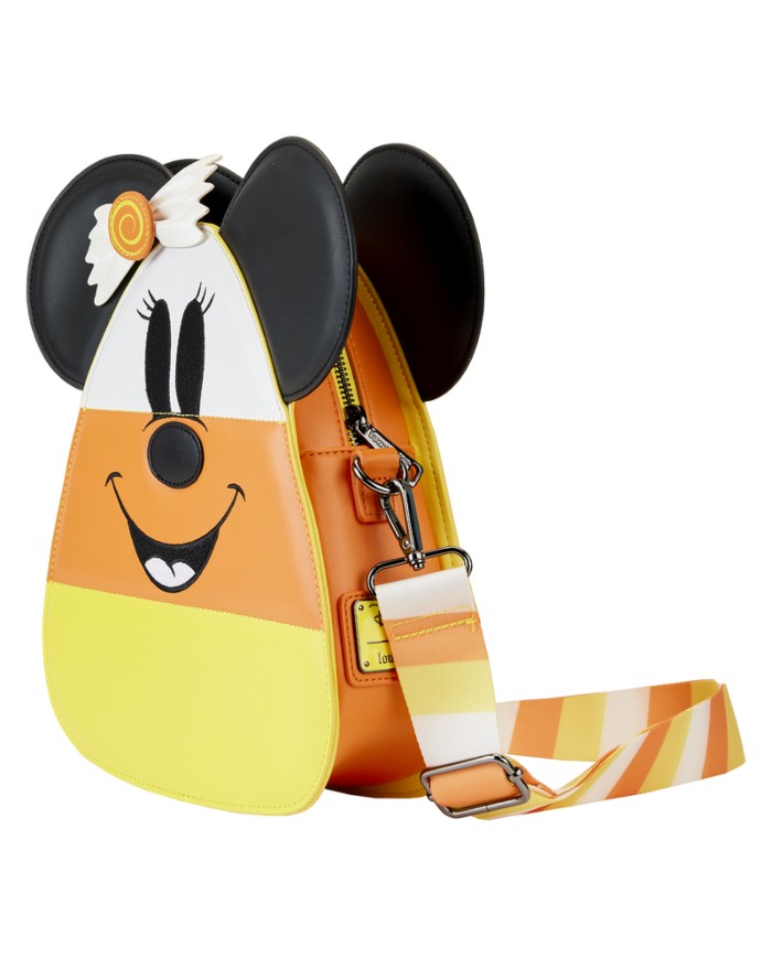 Sac à bandoulière Loungefly - Candy Corn Mickey & Minnie Cosplay