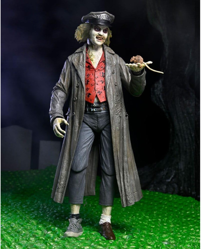 BEETLEJUICE 1998 - Beetljuice "Tour Guide" - Ultimate Figurine 18cm