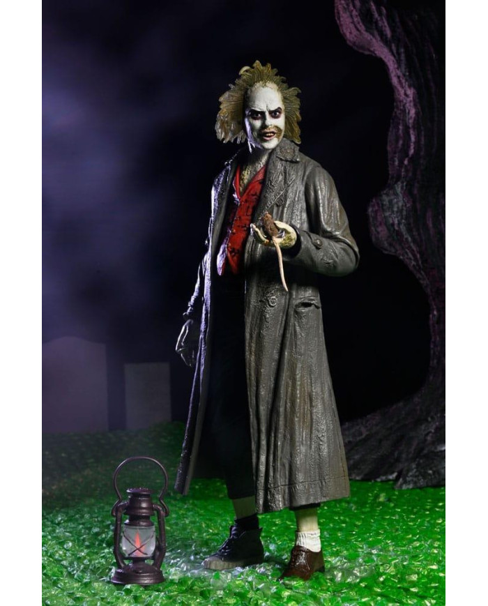 BEETLEJUICE 1998 - Beetljuice "Tour Guide" - Ultimate Figurine 18cm