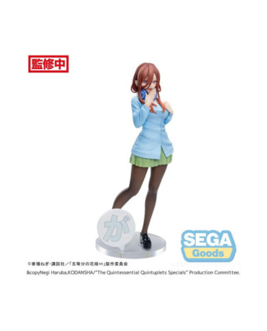 QUINTESSENTIAL QUINTUPLETS SPECIALS - Miku - Statuette Luminasta 20cm