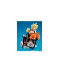 DBZ - Goku & Gohan Motorbike - Statue Desktop Real McCoy diorama 16cm