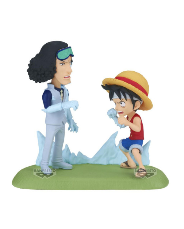 ONE PIECE - Luffy Vs Kuzan - WCF Log Stories Figure 9cm