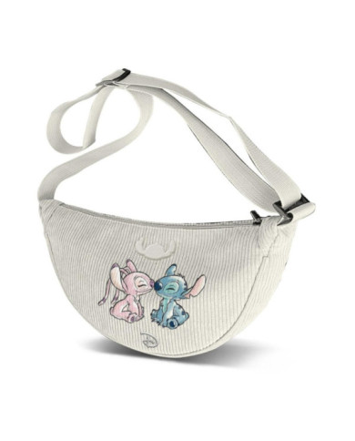 STITCH & ANGEL - Corduroy - Sac à Bandouilère 'Banane'