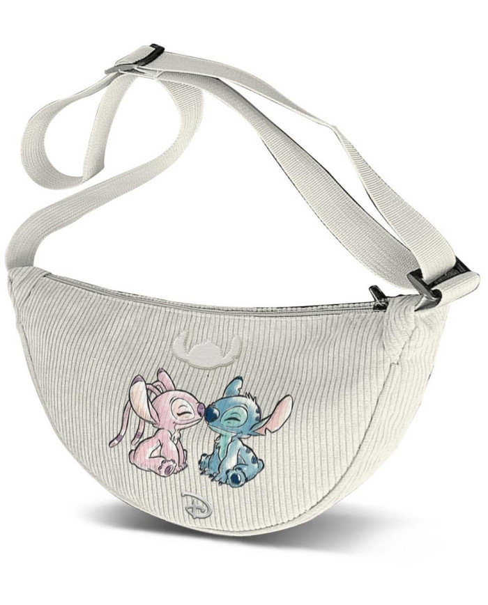 STITCH & ANGEL - Corduroy - Sac à Bandouilère 'Banane'
