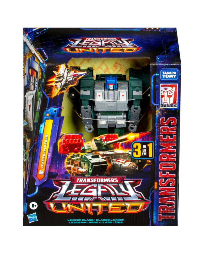 TRANSFORMERS GENERATION - Overcharge Leader - Action Figurine