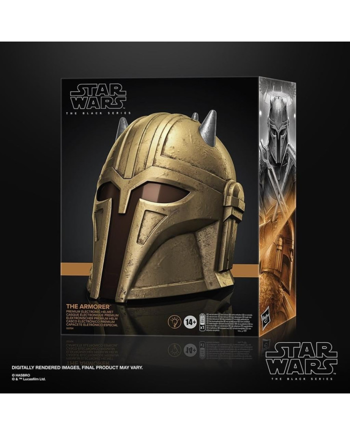 STAR WARS - Mandalorian - Casque éléctronique The Armorer Black Series