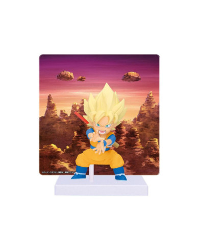 DRAGON BALL DAIMA - Goku - Figurine 7cm (Avec Panel 13cm)