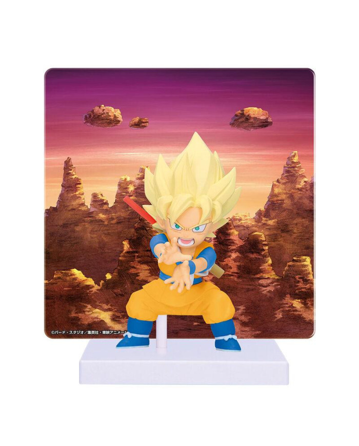 DRAGON BALL DAIMA - Goku - Figurine 7cm (Avec Panel 13cm)
