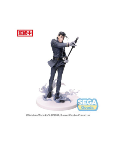 KENSHIN LE VAGABOND - Hajime Saito - Statuette Luminasta 21cm