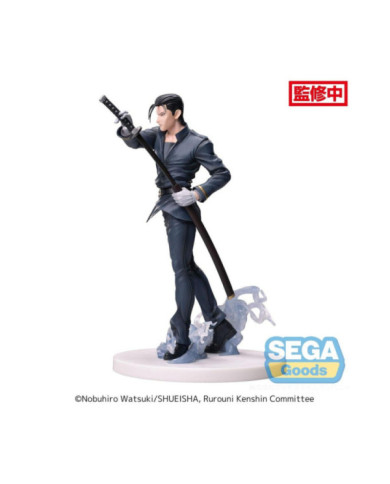 KENSHIN LE VAGABOND - Hajime Saito - Statuette Luminasta 21cm