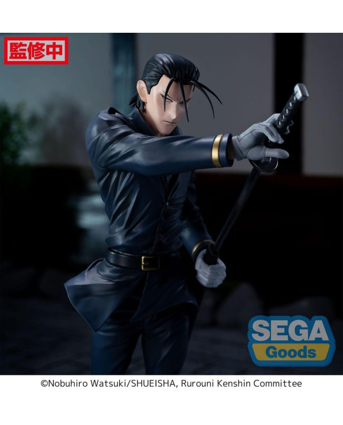 KENSHIN LE VAGABOND - Hajime Saito - Statuette Luminasta 21cm