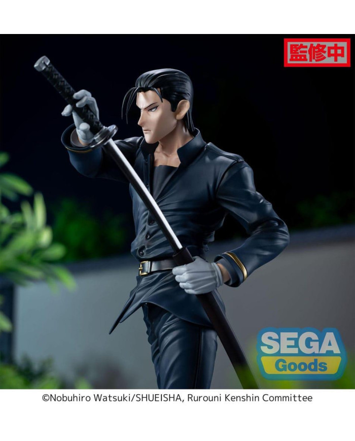 KENSHIN LE VAGABOND - Hajime Saito - Statuette Luminasta 21cm