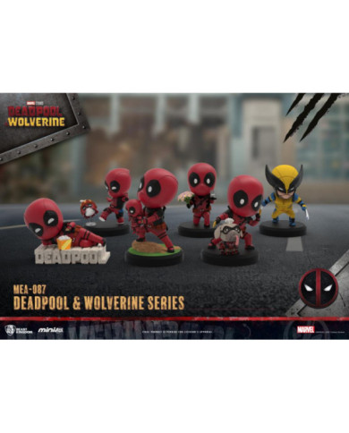 DEADPOOL & WOLVERINE - Set 6 Figurine Mini Egg Attack 10cm