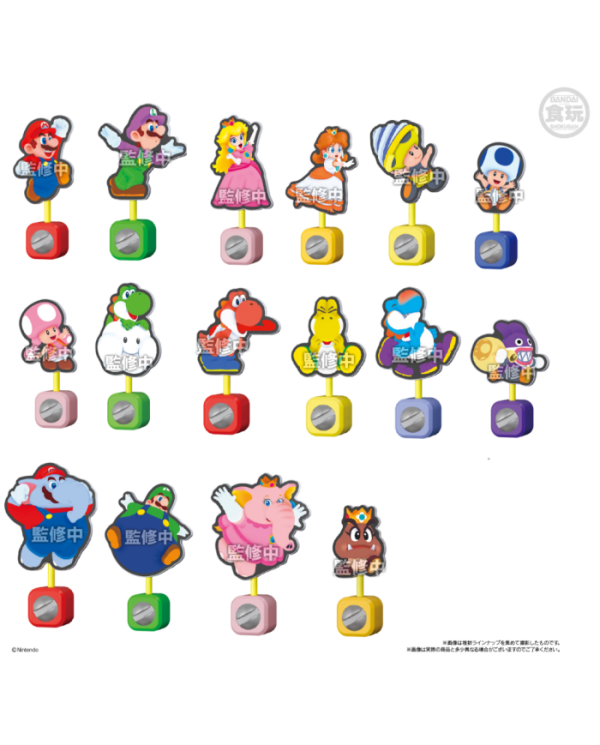 SUPER MARIO BROS. WONDER - Assortiments 16 Panel Clip Stand 8cm