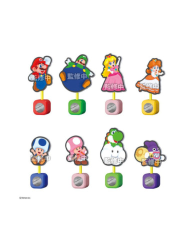SUPER MARIO BROS. WONDER - Assortiments 16 Panel Clip Stand 8cm