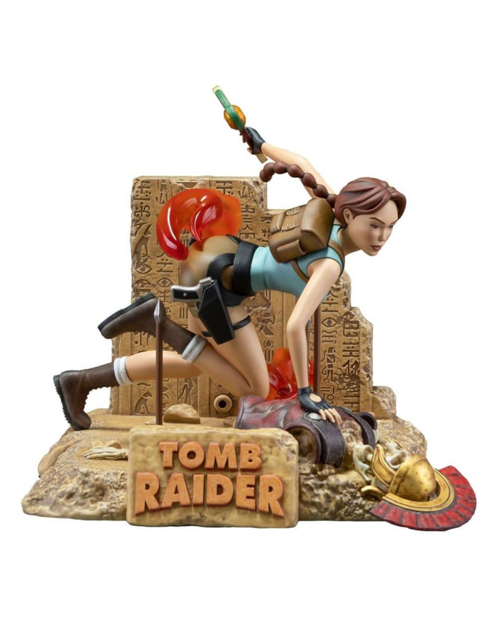 TOMB RAIDER 1996 - Lara Croft "Classic Era" - Statuette 17cm