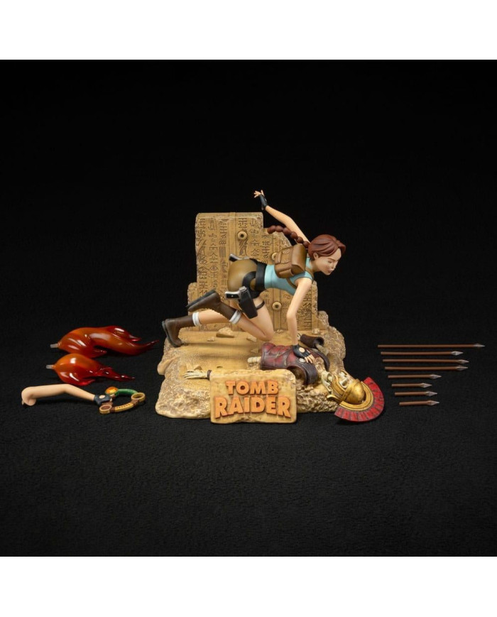 TOMB RAIDER 1996 - Lara Croft "Classic Era" - Statuette 17cm