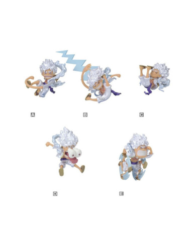 ONE PIECE - WCF Luffy Gear 5 Metallic - Assortiments 12 Figurine 7cm