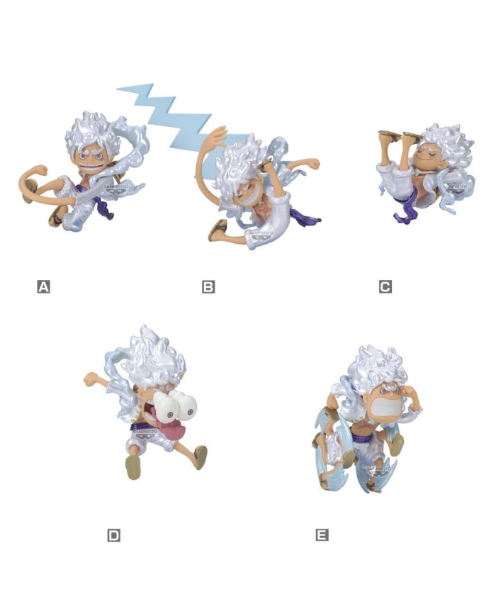 ONE PIECE - WCF Luffy Gear 5 Metallic - Assortiments 12 Figurine 7cm