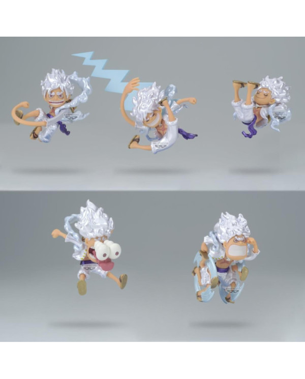 ONE PIECE - WCF Luffy Gear 5 Metallic - Assortiments 12 Figurine 7cm